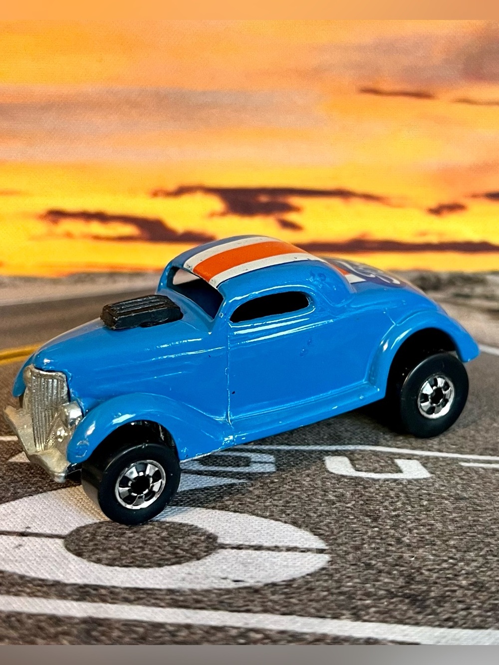 Vintage Hot Wheels Blackwalls Neet Streeter 1975 Blue Hong Kong XLNT